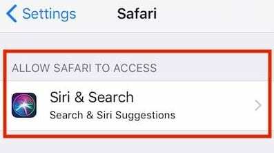 Jak vymazat návrhy vyhledávání Safari na iPhone