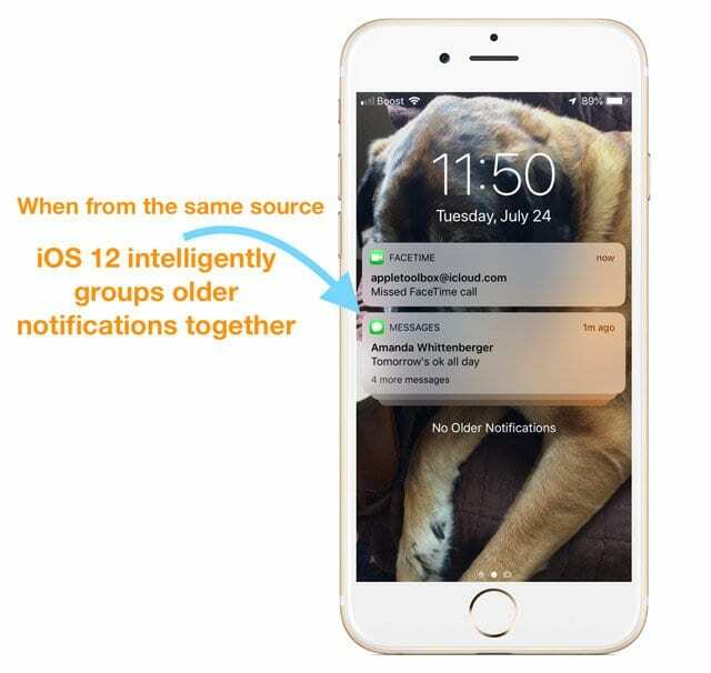 Ryhmäilmoitukset eivät toimi iOS 12:ssa? Kuinka korjata