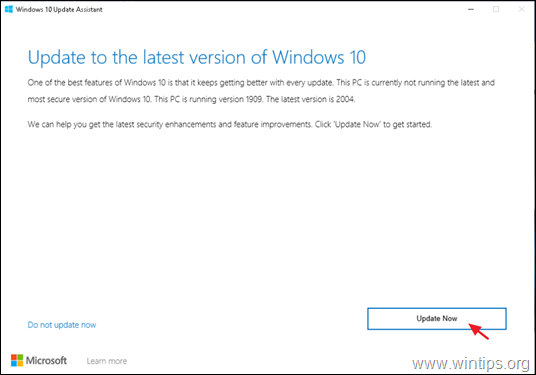 CORRECTIF: la mise à jour de Windows 10 2004 n'a pas pu être installée