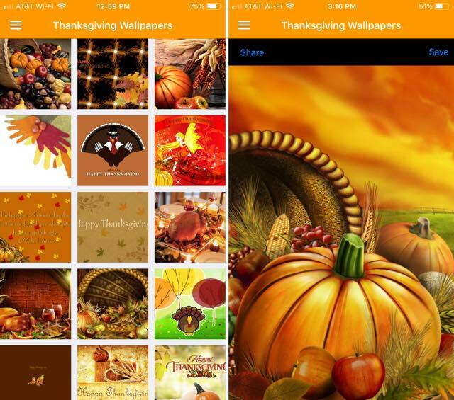 Thanksgiving-Hintergründe HD iPhone