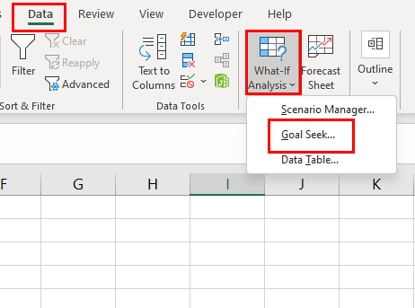 Waar is doelzoeken in Excel