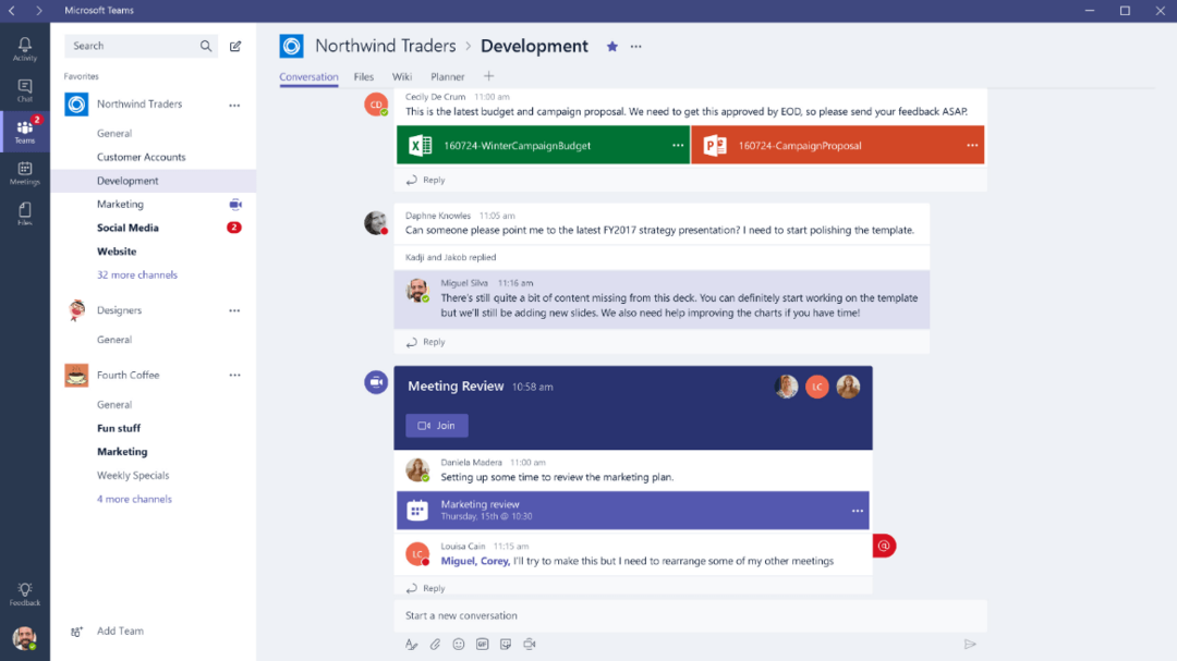 Microsoft Teams - 최고의 화상 회의 소프트웨어