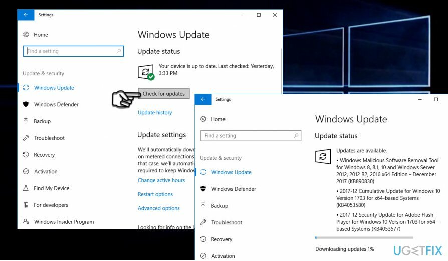 Установите все доступные обновления Windows