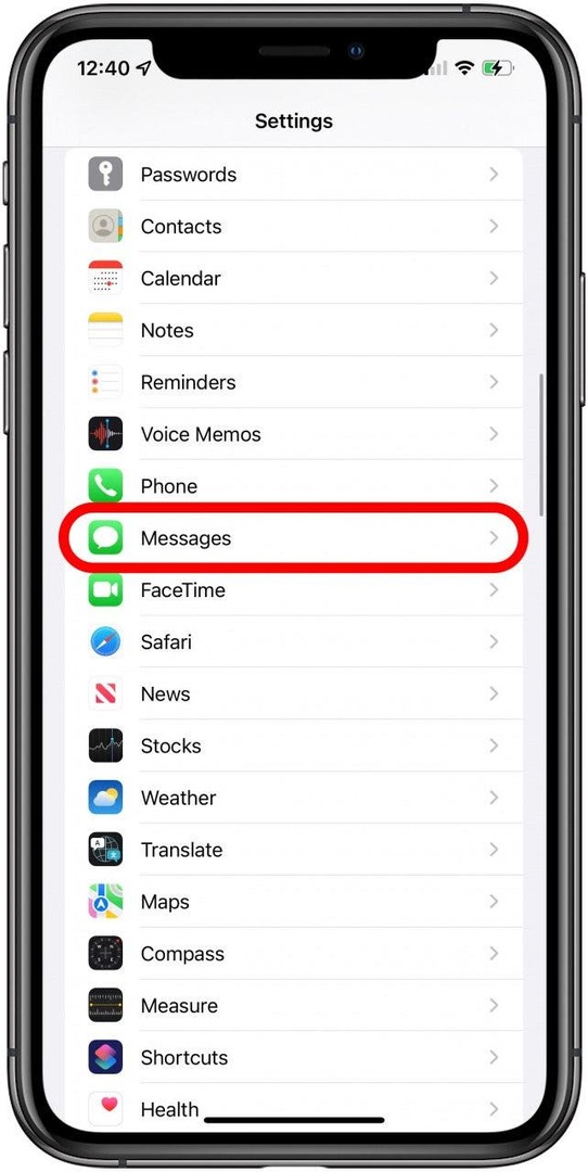 Atingeți Mesaje - puteți căuta mesaje pe iPhone