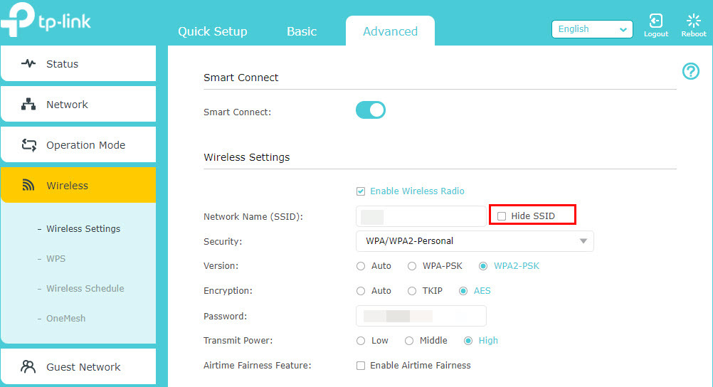 Perlihatkan SSID dari router untuk memperbaiki Wi-Fi Windows 11 Tidak Muncul