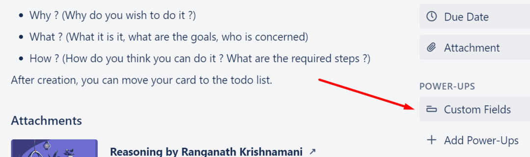 benutzerdefinierte Felder anpassen Trello