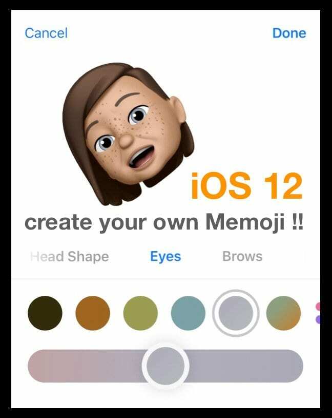 Memoji uus iOS 12 jaoks näo ID-ga seadmetele