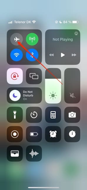 Ikona letala Posnetek zaslona iOS