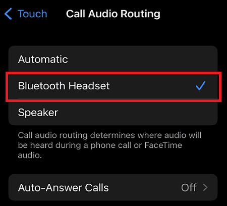 iPhone-Route-Call-Audio-to-Bluetooth-гарнитура