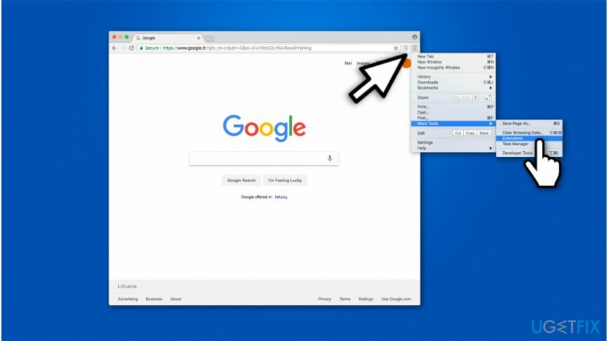 Controleer op schaduwrijke extensies in Chrome