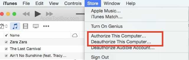 iTunes Songs in grigio, come fare