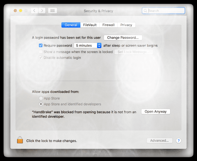 So öffnen Sie Apps, die von überall heruntergeladen wurden, macOS