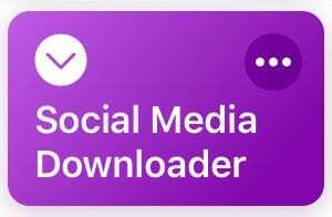 Parancsikonok – Social Media Downloader