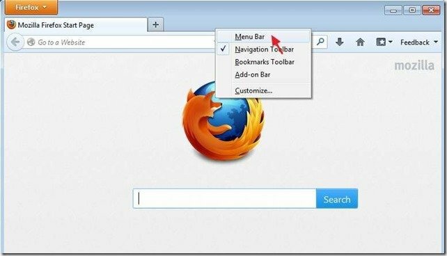 firefox-μενού