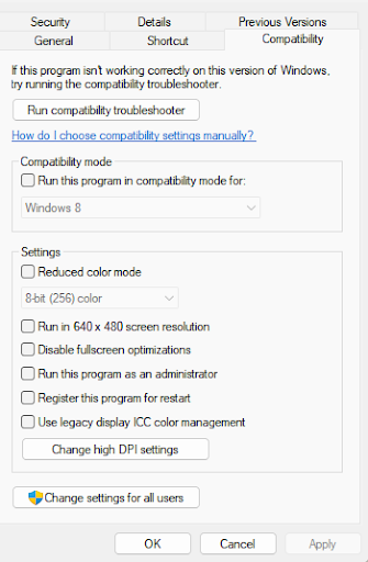 Lansați LoL în modul de compatibilitate