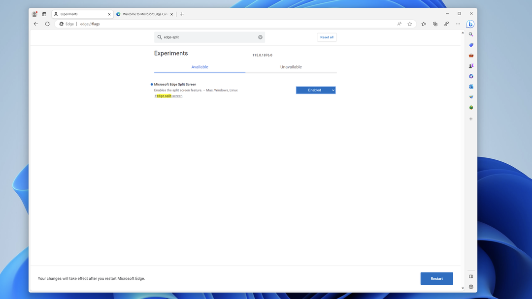 Як використовувати розділений екран у Microsoft Edge у Windows - 3