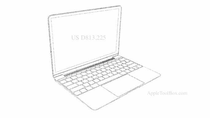 Διπλώματα ευρεσιτεχνίας MacBook Air 2018