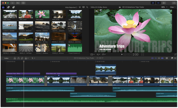 Final Cut Pro X - 최고의 GoPro 편집 소프트웨어