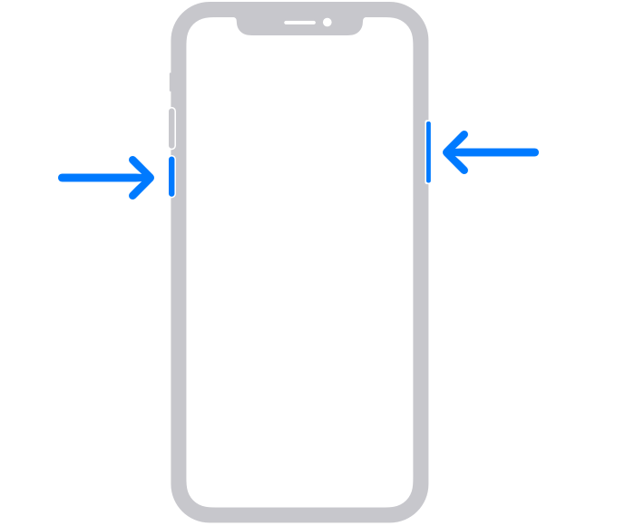 Redémarrez iPhone X et versions ultérieures