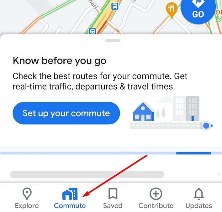 google maps woon-werkverkeer