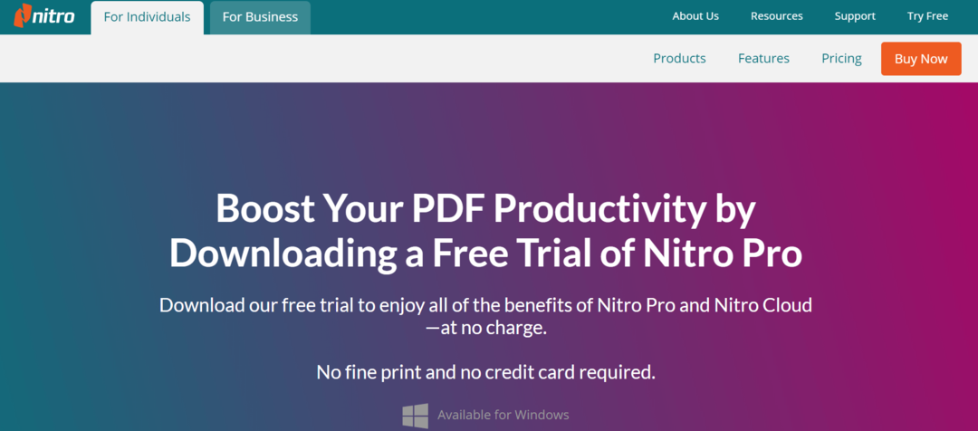 Nitro Pro PDF - o melhor software gratuito de edição de PDF para Windows