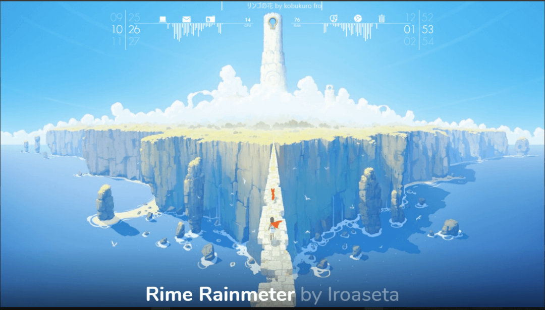 Rainmeter - Meilleur fond d'écran animé gratuit pour Windows 10
