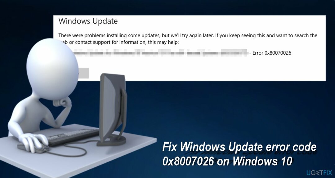 תיקון שגיאת Windows Update 0x80070026