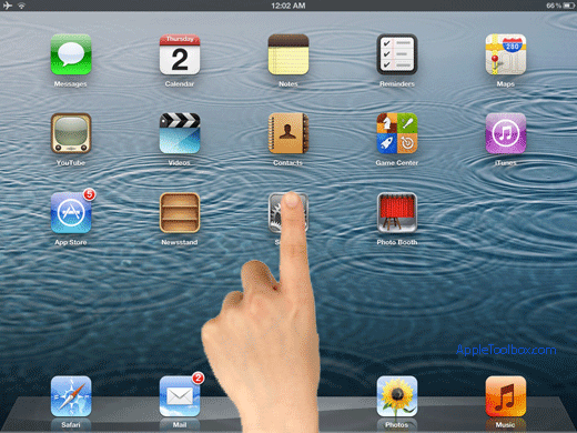 iPad-aanraking