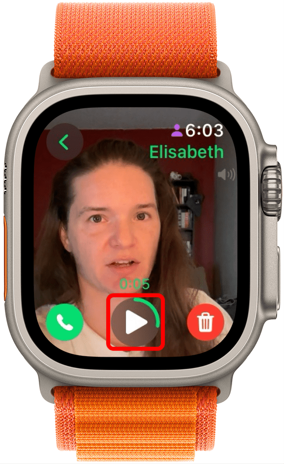 facetime Apple Watch