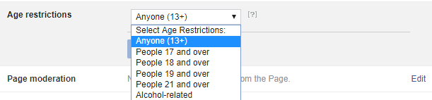 Verificați locația sau restricțiile de vârstă