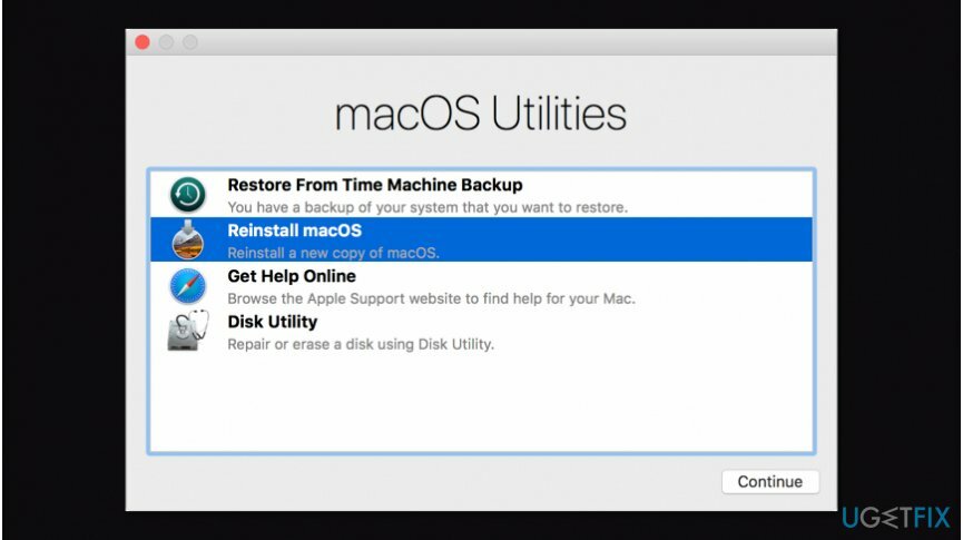 תקן את שגיאת " התרחשה שגיאה" ב-macOS High Sierra