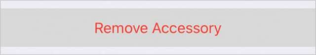 Rimuovi l'opzione Accessorio dall'app Home su iOS