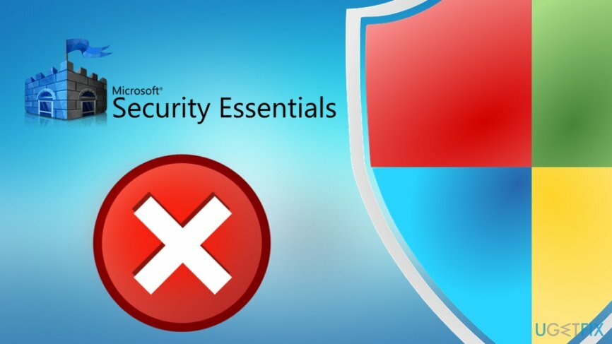 Microsoft Security Essentials לא יכול להסיר את ההתקנה