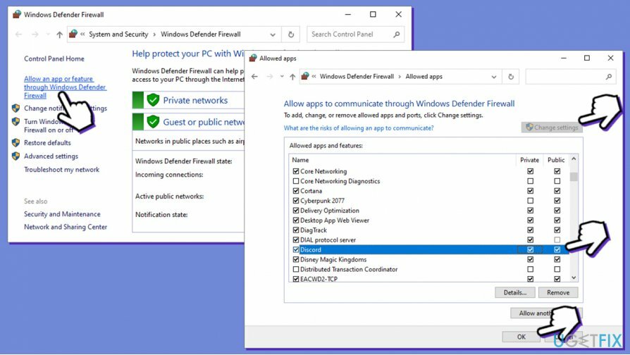 Consenti Discord tramite Firewall