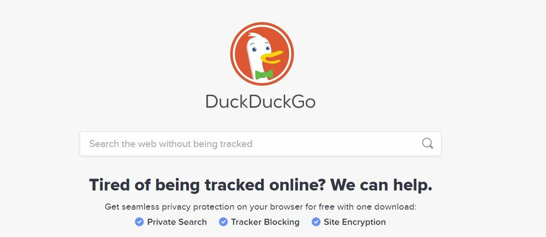 เครื่องมือค้นหา Deep Web DuckDuckGo