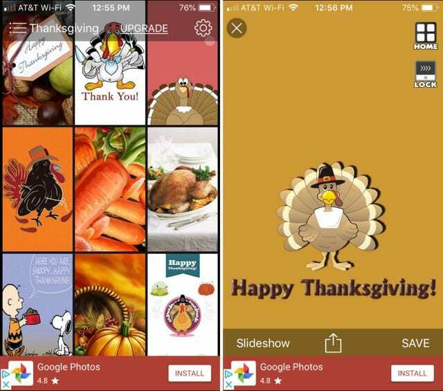Обои на День Благодарения и фоны на День Благодарения iPhone