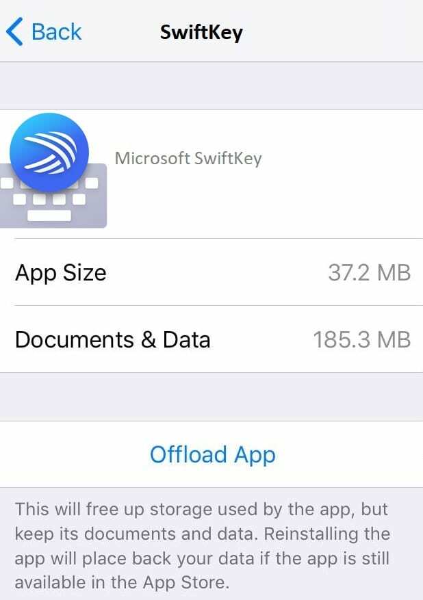 Microsoft Swiftkey iOS-App