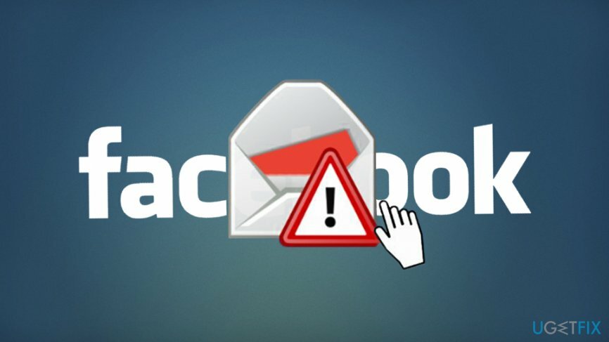 إصلاح Facebook إرسال روابط ضارة