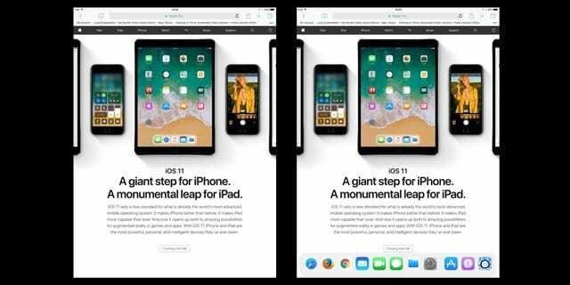 Tutto sul dock per iPad in iOS 11