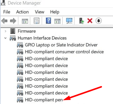 hid-compliant-pen-device-manager
