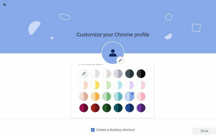 Tema colore Chrome