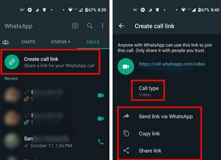 Посилання на виклик WhatsApp