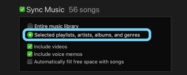 Sinkronkan musik secara manual dengan iTunes dengan iPhone dan iPad