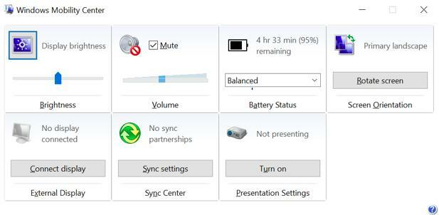 เปลี่ยนความสว่างของหน้าจอโดยใช้แถบเลื่อนชื่อ Display Brightness