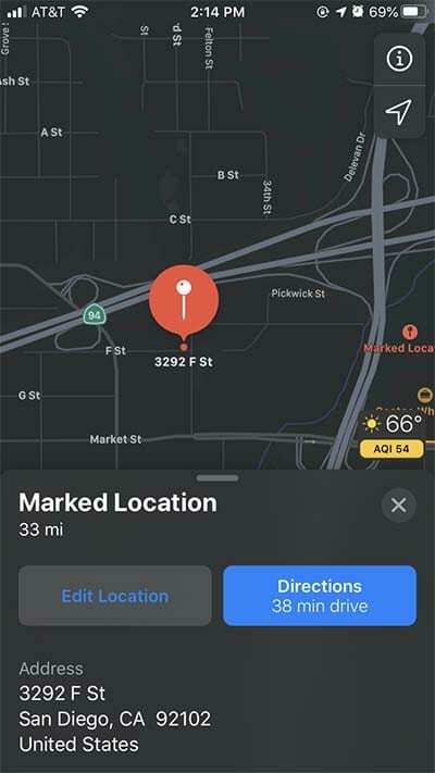 Apple Maps-Pins