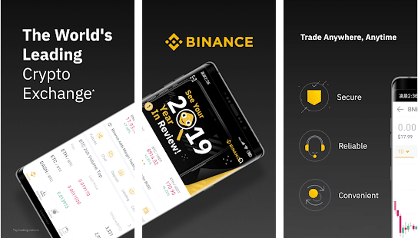 Приложение для крипто-трейдинга Binance