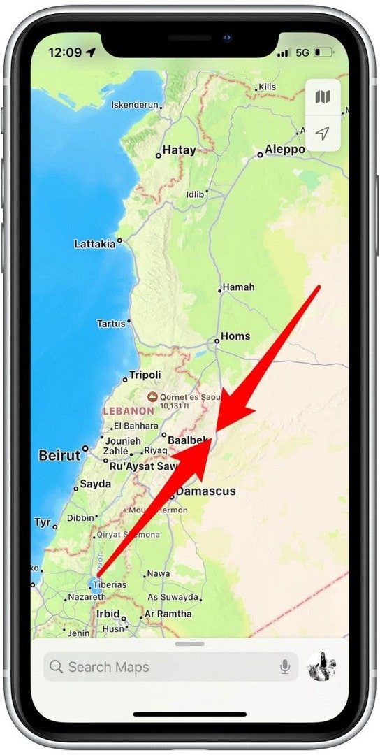 כדור תלת מימד של Apple Maps