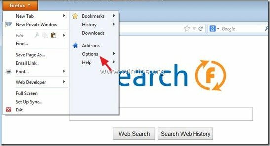 إزالة-flipora-search-Firefox