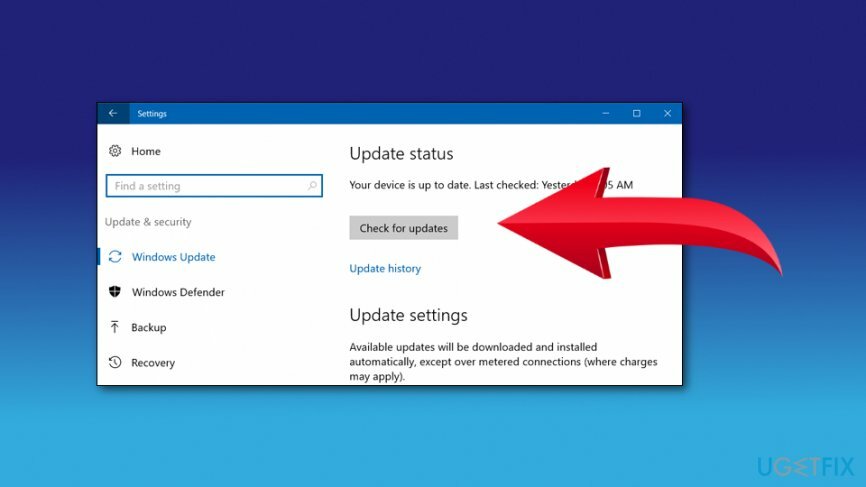 Instalējiet Windows 10 atjauninājumus