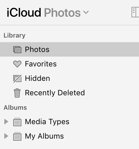 icloud ფოტოები